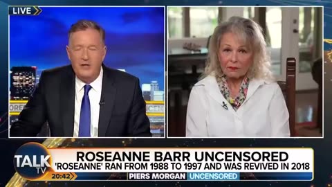 PIERS MORGAN TALKS WITH ROSEANNE BARR - PUBLISHED TODAY