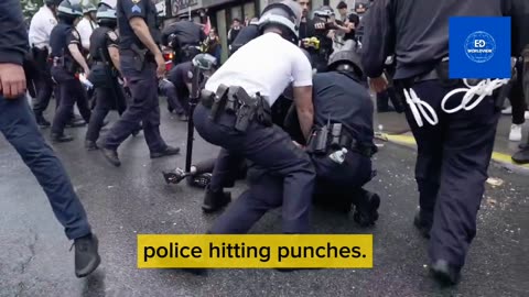 Police Clash with Peaceful Protesters at Nakba Day Rally in NYC