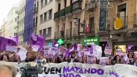 España | Madrid se concentra en la Puerta del Sol con motivo del 8M 2024