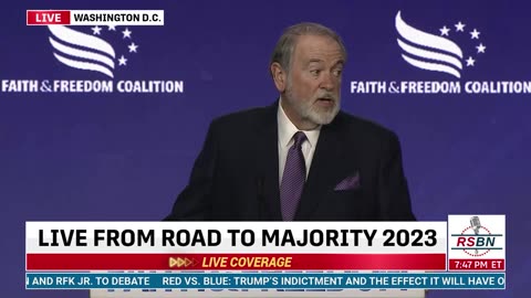 FULL SPEECH: Mike Huckabee Speaks at Faith & Freedom Coalition: Road to Majority Conference 6/24/23