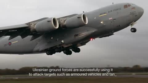 The British Air Force delivered Brimstone 2 missiles to Ukraine.