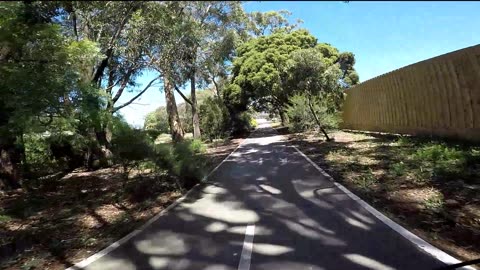 Cycling to Mcivor Reserve