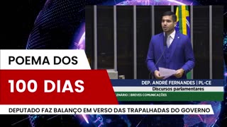 Deputado faz balanço em versos das trapalhadas dos 100 dias de Lula