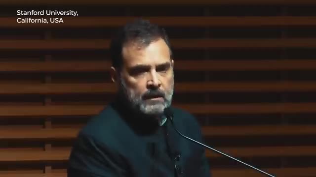 Indian politician Rahul Gandhi speech