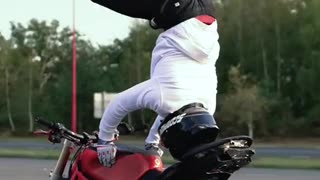 Moto bike stunt