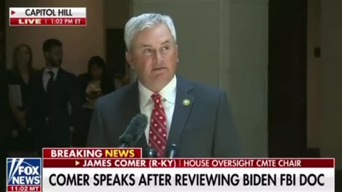 Rep. James Comer Is Initiating Contempt of Congress Hearings Against FBI Director Christopher Wray