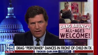 Tucker Carlson slams the growing trend of children being present at drag shows