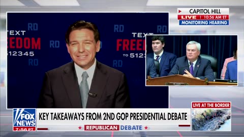 Ron DeSantis calling out Trump for being Missing in Action on America’s Newsroom