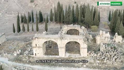 Fairy beautiful Pamukkale Lake in Turkey || Athwee Marma