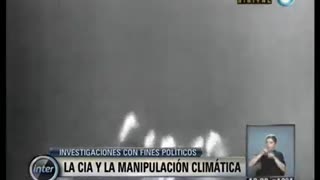 CIA manipulacion del clima como arma geologica, chemtrails, lluvias, sequias 19-COV