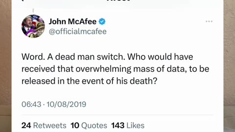 JOHN MCAFEE AND Q