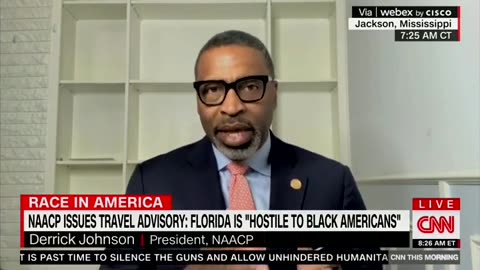 NAACP President Doubles Down On Florida Travel Warning On CNN
