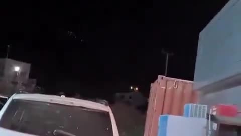 Additional footage of the rocket attack on Mount Meron