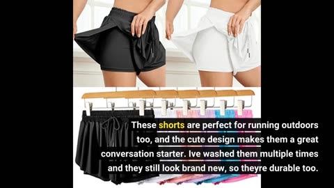 Buyer Reviews: Flowy Athletic Shorts for Women Gym Yoga Workout Running Biker Spandex Butterfly...