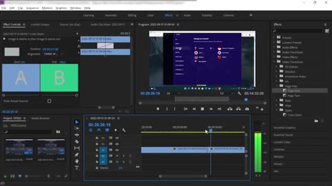 Adobe Premiere Pro – How to use transitions