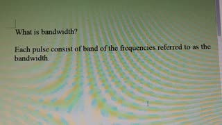 What is bandwidth?