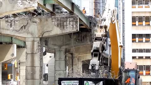 QEW Gardiner Expressway off Demolition