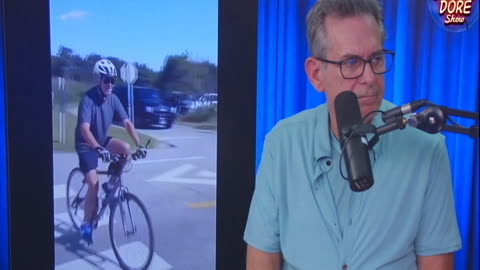 Biden Rides a Bike....almost!!