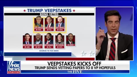 Jesse Watters gives his take on Trump's vice presidential choices