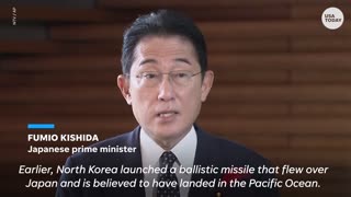 North Korea launches intermediate-range ballistic missile over Japan