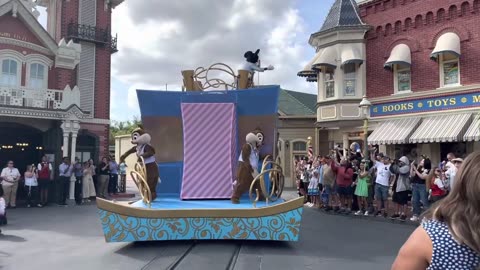 Last Ever Walt Disney World 50th Anniversary “Mickey’s Celebration Cavalcade” at Magic Kingdom