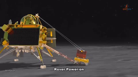 Chandrayaan-3 #Rover Movement and Inplace Turn