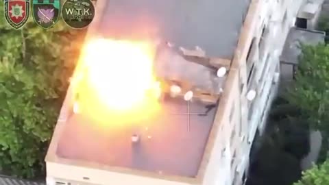 Ukrainian kamikaze drone eliminates Russian drone pilots in Oleshky