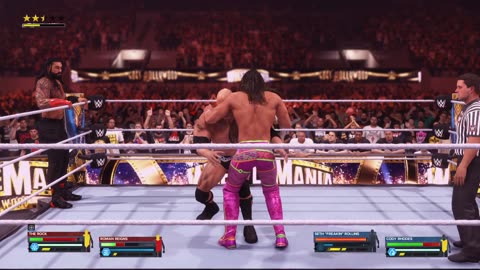 WWE 2K24: The Rock & Roman Reigns VS Cody Rhodes & Seth Freakin Rollins