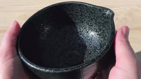 Black Katakuchi Tea Bowl 🖤