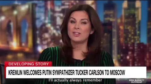 CNN is losing their mind that Tucker Carlson is in Russia about to interview Putin..