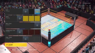 wwe2k22 creating an arena and show