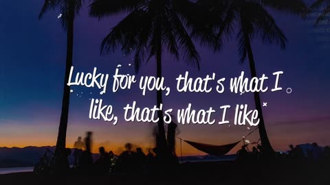 Bruno Mars - That's What I Like (Lyrics Video)