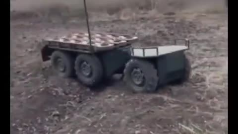 An interesting vehicle for laying anti-tank mines.