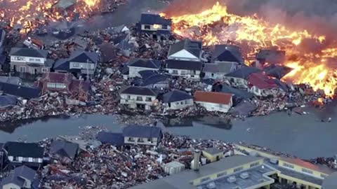 Seconds From Disaster Tsunami In Japan