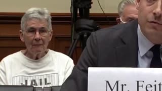 "Jail Fauci" Protesters at Covid Origins Congressional Hearing