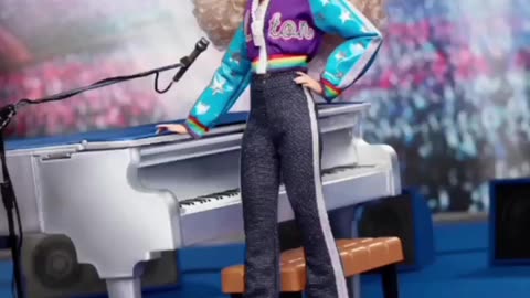 "Magnificent Elton John Collector Barbie"💜💙💎💫✨💃🎼🎶