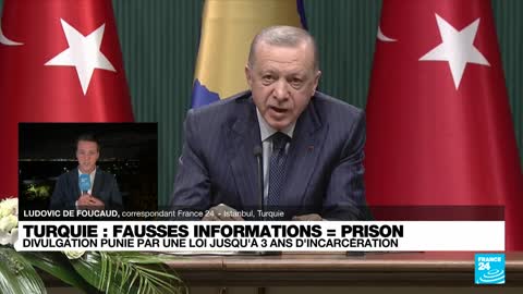 La Turquie punira de prison la divulgation de "fausses nouvelles" • FRANCE 24