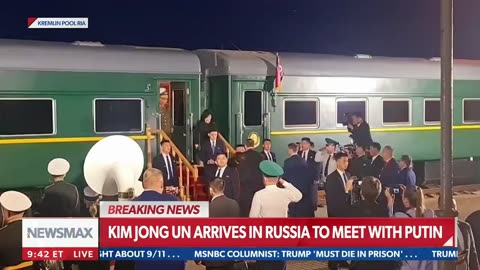 Kim Jong Un Arrives by Train in Russia to Meet with Putin