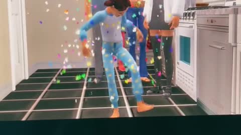 Sims 2 Cutscene: Toddler to Child Birthday
