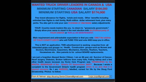 WANTEDNTRUICK DRIVERS SALARY MINIMUM $174,000