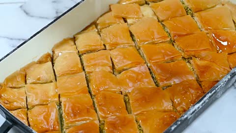 Turkish Pistachio Baklava Recipe