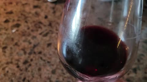 Wine Tasting Jefferson Vineyards 2019 Petit Verdot Reserve Virginia