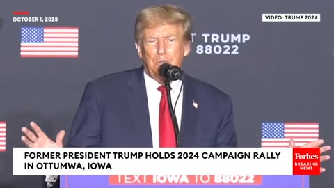 BREAKING NEWS: Trump Excoriates 'Stone Cold Crook' Biden In Raucous Ottumwa, Iowa Campaign Rally