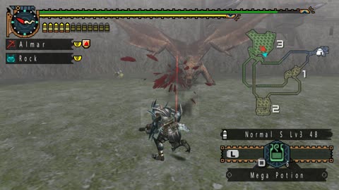 MHFU - Attack of the Wind Dragon (Guild 5*) Quest Walkthrough