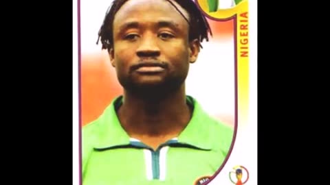 PANINI STICKERS NIGERIA TEAM WORLD CUP 2002