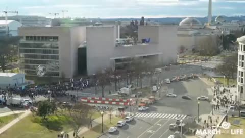 Timelapse of the March for Life in DC