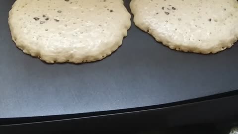 Chocolate Chip Pancakes on the Presto Tilt&Drain