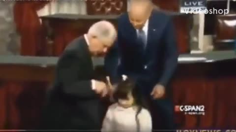 That time when Jeff Sessions had to swat Joe Biden’s hands away from his granddaughter