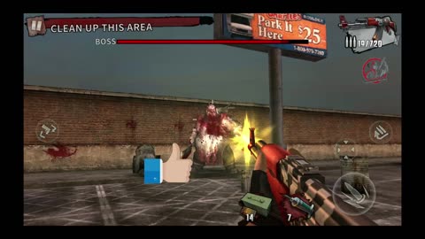 Zombie Frontier 3 Boss Fight Butcher with AK47 Gun Headshots Gameplay 1080p 60fps