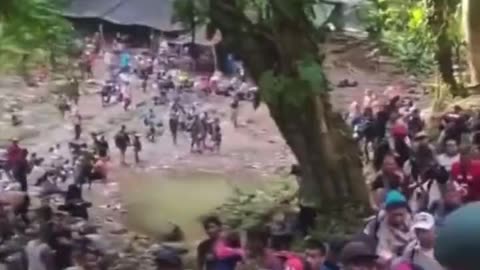 Darien Gap footage of a Massive Flood of Illegals Coming to the Southern Border